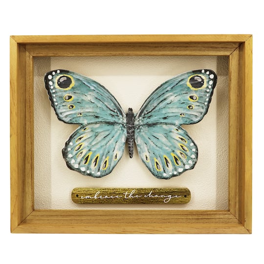 3D Blue Spring Butterfly Wall D&#xE9;cor by Ashland&#xAE;